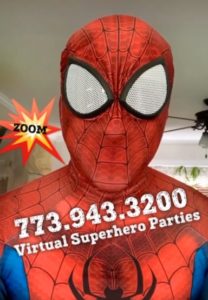 Superhero Video Call, ZOOM Superhero Parties