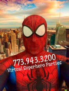 Superhero Video Call, ZOOM Superhero Parties